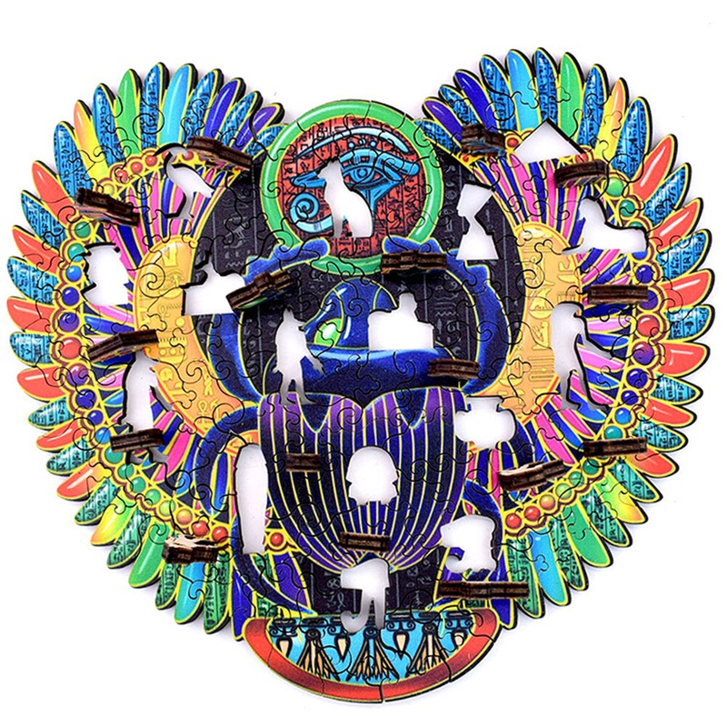 A3/A4/A5 Color Wooden Puzzle Irregular Animal Shape Early Learning Education Puzzle Toys for Kids Wall Decoration Supplies