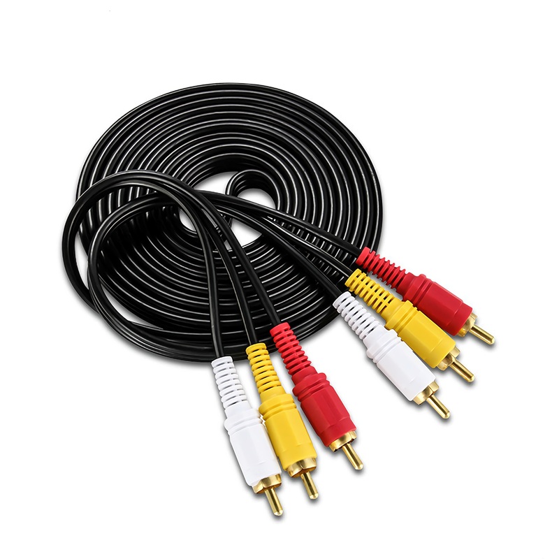 BAYNAST 10m 3RCA to 3RCA Audio Video Cable AV Cable Connector DVD Audio Cable 1.5m 3m 5m for Sound  TV Computer