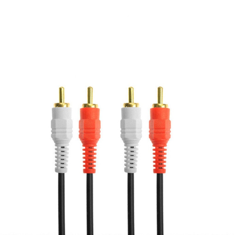 BAYNAST 2RCA to 2RCA Male to Male Stereo Audio Cable RCA Cable OFC AV Audio Cord for Home Theater DVD TV Amplifier CD Soundbox