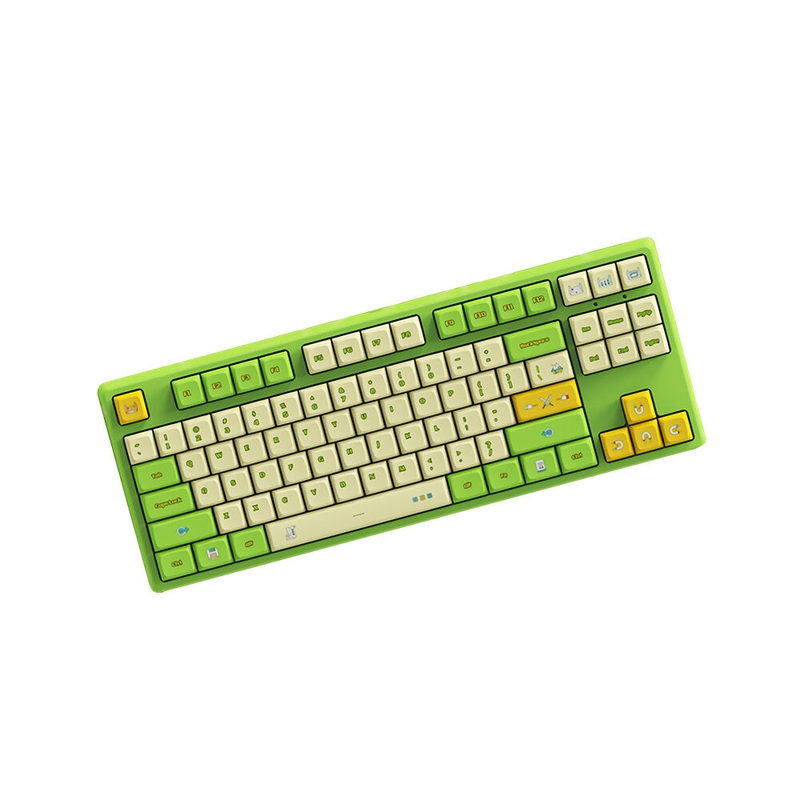 DAGK 129 Keys Electronic Game Keycap Set XDA Profile PBT Sublimation Keycaps for Mechanical Keyboards