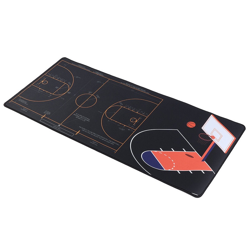FBB Extra Large Mouse Pad Blue Sea Map Anti-slip Rubber Gaming Keyboard Pad Desktop Table Protective Mat for Home Office