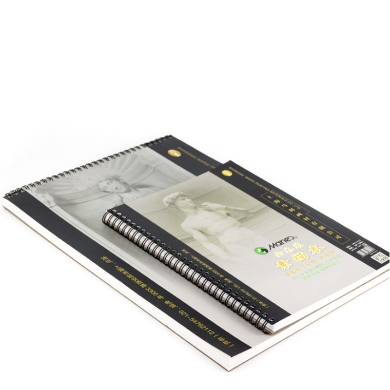 Maries 8K/16K 35 Pages Double-sided Sketchbook Coil Thickening Sketchbook Watercolor Hand-painted Sketchbook Painting Paper Supplies