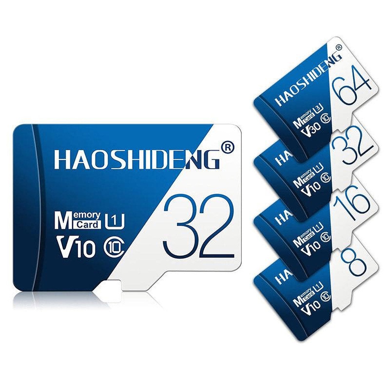 Microdrive Class 10 U3 V30 TF Card Memory Card 16GB/32GB/64GB/128GB/256GB TF Flash Card Smart Card with SD Adapter
