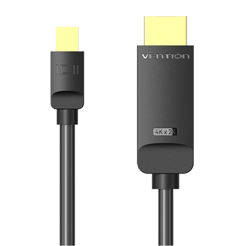 Vention HAHB Mini DP to HDMI Cable Mini DP Male To HDMI Male Connection Cable 4K 30Hz Connector For Laptop Projector TV PC