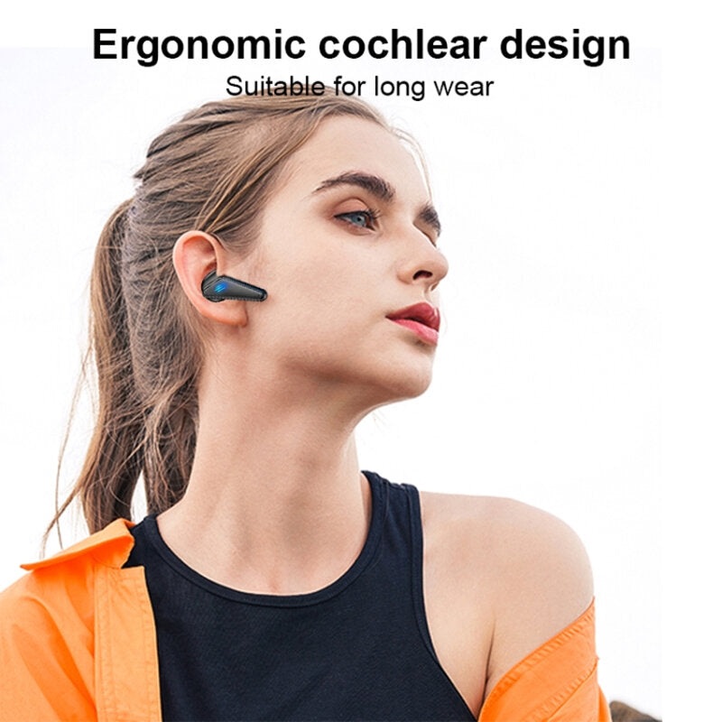 Bakeey K55 TWS bluetooth 5.0 Earphones Stereo Sport Waterproof Gaming Headset Earbuds with Microphone