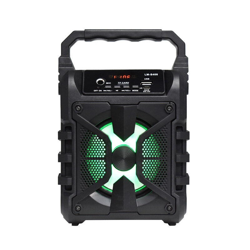 Bakeeyu bluetooth Speaker Waterproof Speakers Subwoofer with microphone Large Boom Box Volume Speaker Music Center Radio