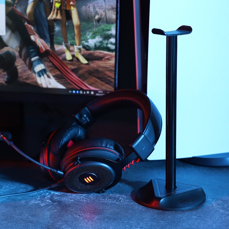 EKSA Z1 Universal Detachable Aluminum Alloy Headphones Stand Gaming Headset Holder with Non-slip Base for Gamer PC Accessories Desk