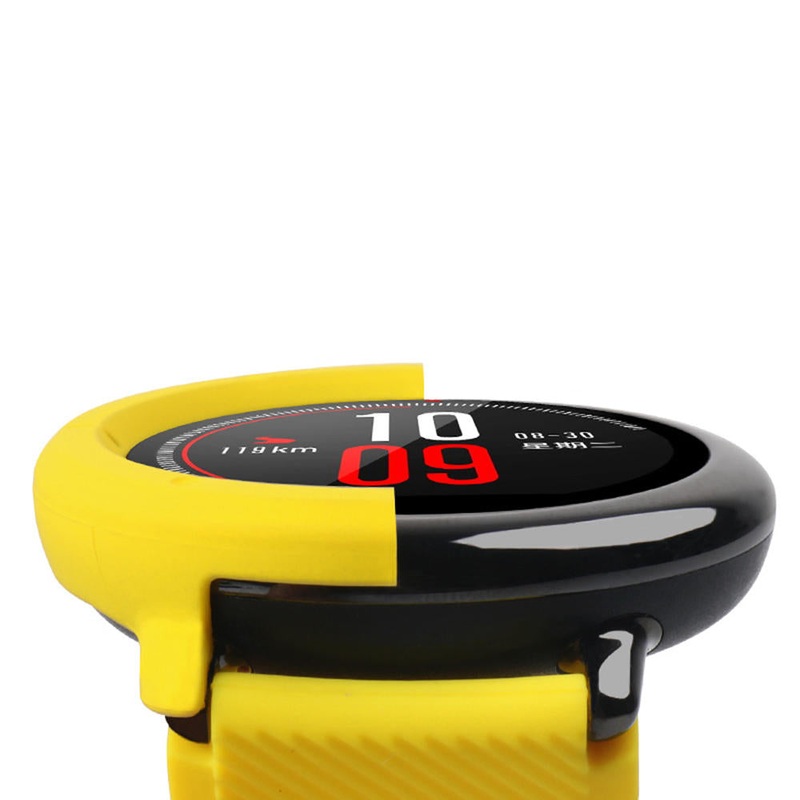 PC Pure Color Watch Case Cover Watch Cover Protector for Xiaomi Amazfit Pace Smart Watch Non-original