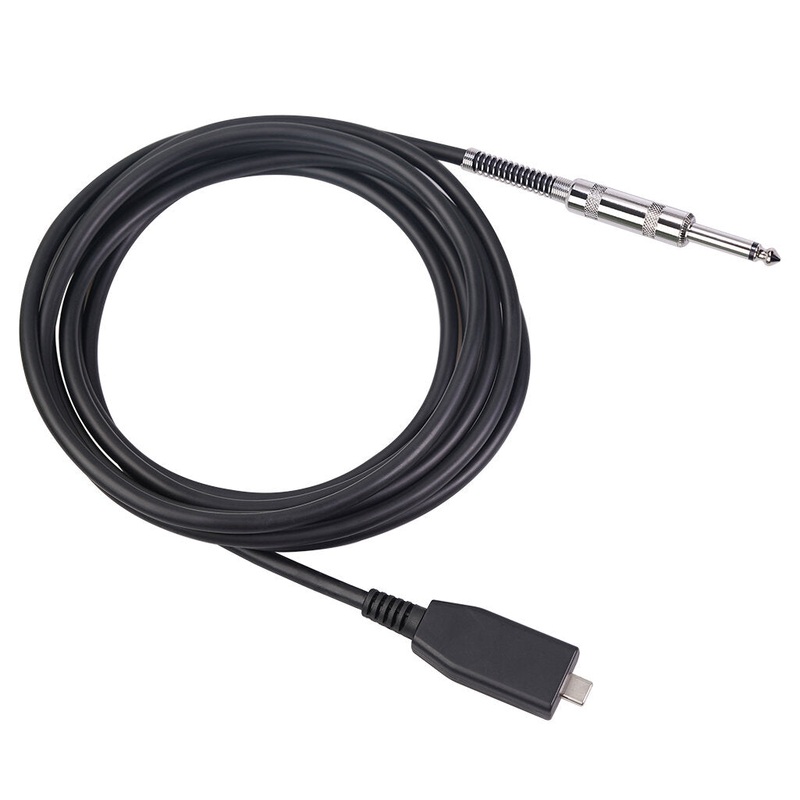 REXLIS TY48S Guitar Recording Cable Type-C to 6.35mm Noise Reduction HIFI 2/3m Guitar Audio Cable for Mobile Phones Tablets Laptops with Type-C