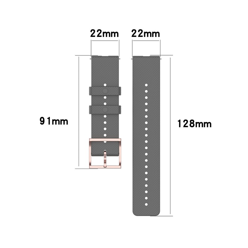 Bakeey 22mm Universal Watch Band Silicone Watch Strap Replacement for Samsung Galaxy Watch / HUAWEI Watch GT
