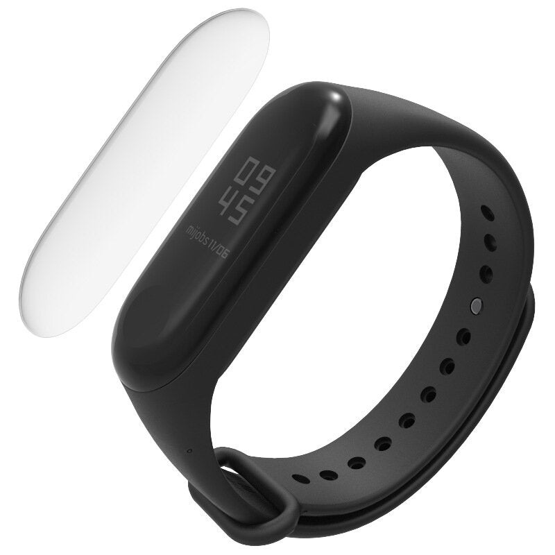 Bakeey 2PCS Anti-Scratch PMMA + PET 3D Arc Edge Full Coverage Watch Screen Protector Film for Xiaomi Mi band 5 Bracelet