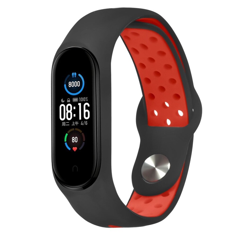 Bakeey Anti-lost Silicone Watch Band for Xiaomi mi band 5 Smart Watch Non-original