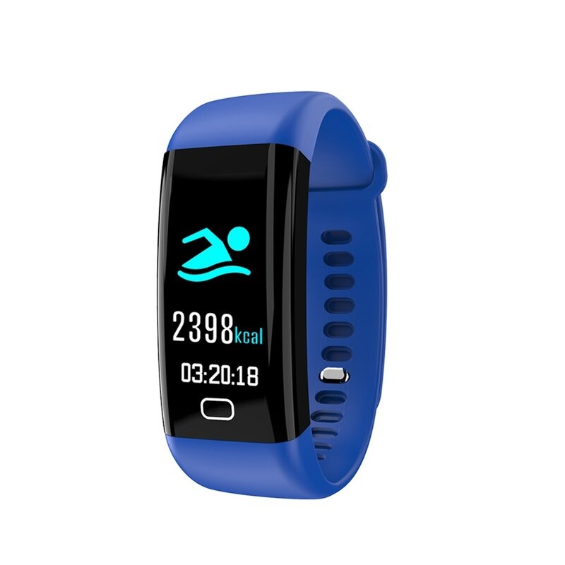 Bakeey Color Screen Wristband Heart Rate Blood Pressure Monitor USB Charging Fitness Tracker IP68 Smart Watch