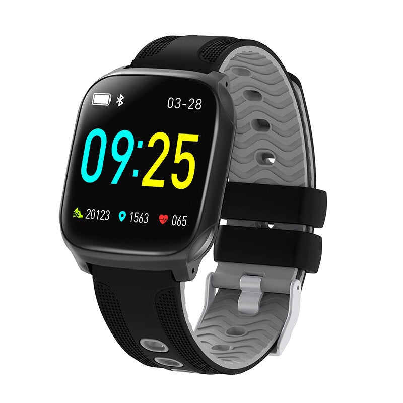 Bakeey F12 1.3inch Full Touch Screen 3D Dymanic UI Heart Rate Blood Pressure Monitor Music Control Weather Push Smart Watch