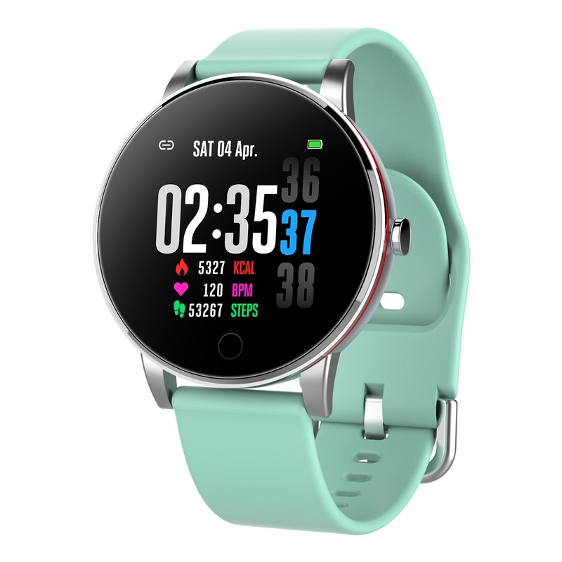 Bakeey Q19 Scratchproof Screen Metal Body Dynamic UI Real-time Herat Rate 30M Waterproof Smart Watch