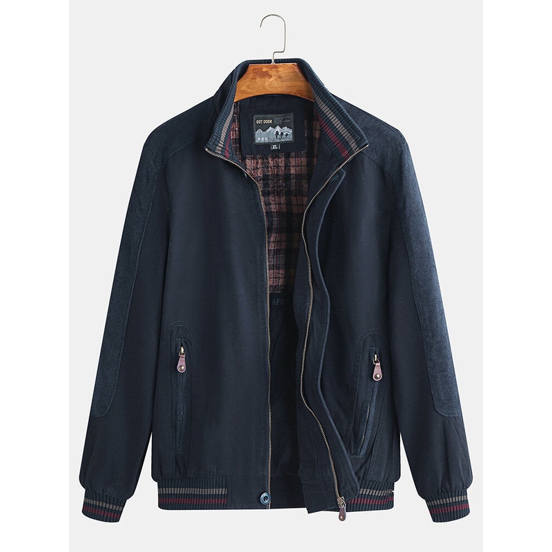 Men’s Explosion Models Stand Collar New Jacket Business Youth Casual Loose Coats