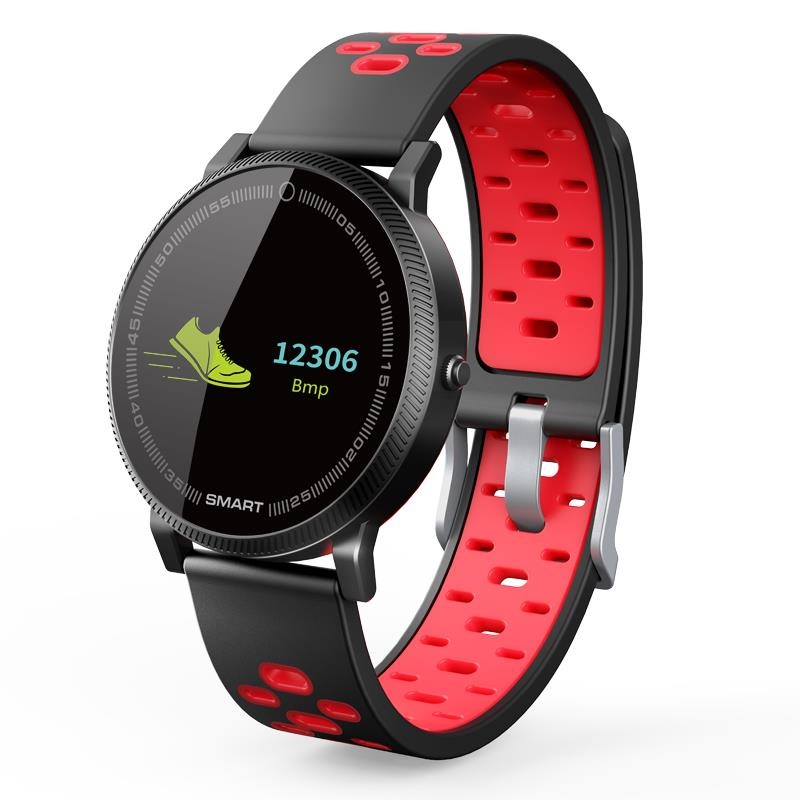 XANES F4S 0.96 TFT-IPS IP67 Waterproof Color Screen Heart Rate Blood Pressure Monitor Smart Watch Sports