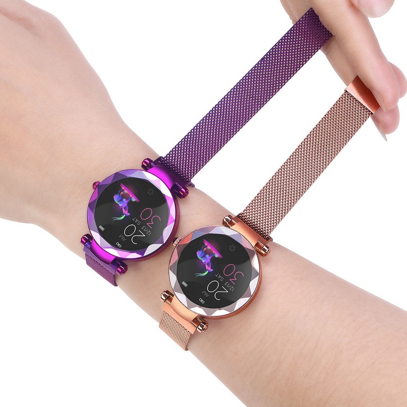 XANES HI18 1.04” Touch Screen Women Smart Watch Medication Reminder Fitness Bracelet