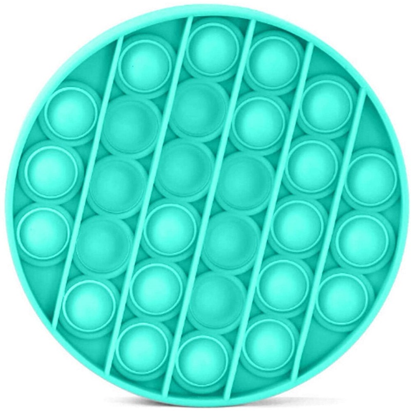 Bubble Sensory Decompression Toy Round Anti-stress Extrusion Fidget Reliever Funny Education Puzzle Toy for Adults Kids