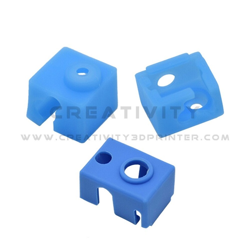 Creativity 5Pcs Silicone Sock for V6 Volcano V5 J-head Hotend Extruder MK8/CR10/CR10S Heated Block Warm Keeping Cover 3D Printer