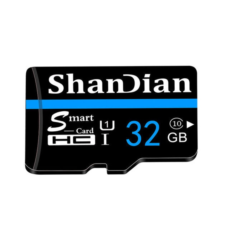 Shandian Memory Card 8/16/32/64/128GB Class 10 High Speed TF Memory Card Flash Drive With Card Adapter For iPhone 12 For Samsung Galaxy S21 Smartphone Tablet Switch Speaker Drone Car DVR GPS Camer