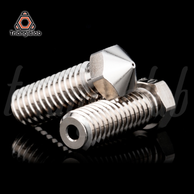 Trianglelab / Dforce T-Volcano Plated Copper Nozzle Durable Non-stick High Performance M6 Thread For E3D Volcano Hotend For 3D Printer