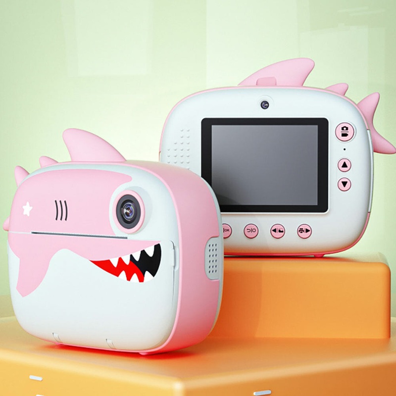 V18 Children’s 2.4 IPS Color Screen Printing Camera 32G Memory Card with Color Pen