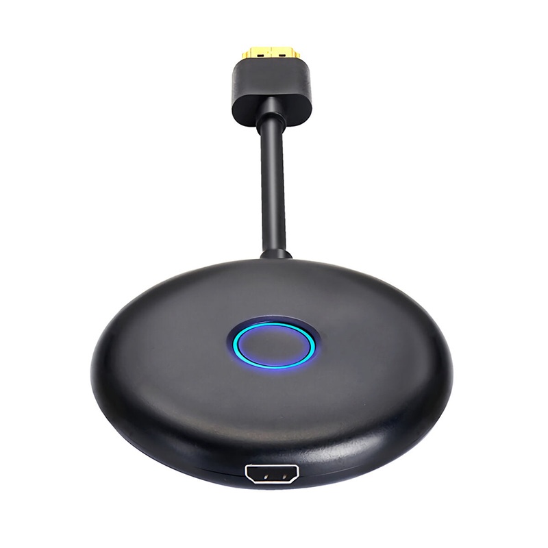 WECAST EC-E89B Wired+Wireless Display Donge 2.4G/5GHz Dual Band WIFI 1080P Full HD 4K Screen Projection Miracast Cast TV Dongle