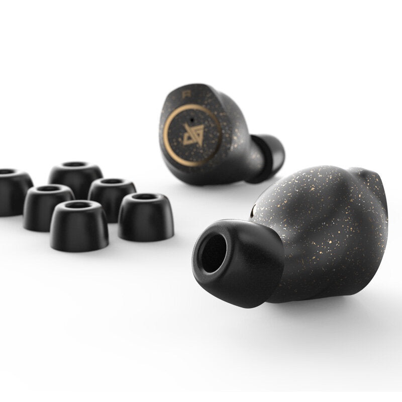 AUGLAMOUR AT200 True Wireless Dual Dynamic bluetooth HIFI Headset Earphone Waterproof Sports In-ear Headphone with Type-C Charging Case
