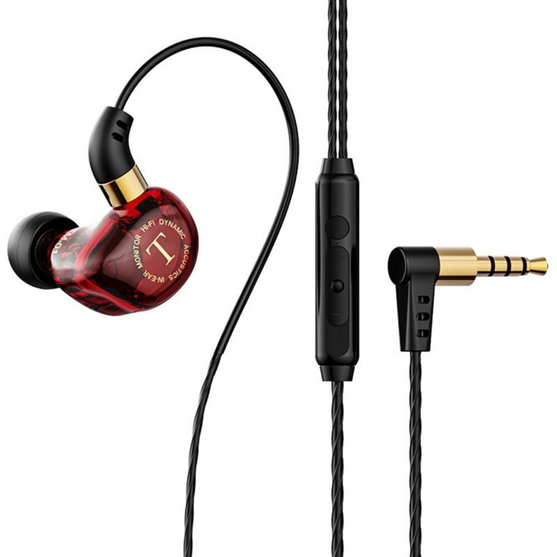 Bakeey TM-01 3.5mm Wired Earphone Stereo Sound Ear Subwoofer Multi-function HiFi In-Ear Sport Jogging Gaming Headset for Smart Phones Tablets