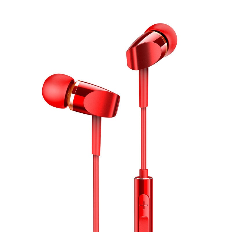 Joyroom JR-E209 Universal Metal Bass Earphone 3.5mm Wired Headphones with Mic for PC Phones