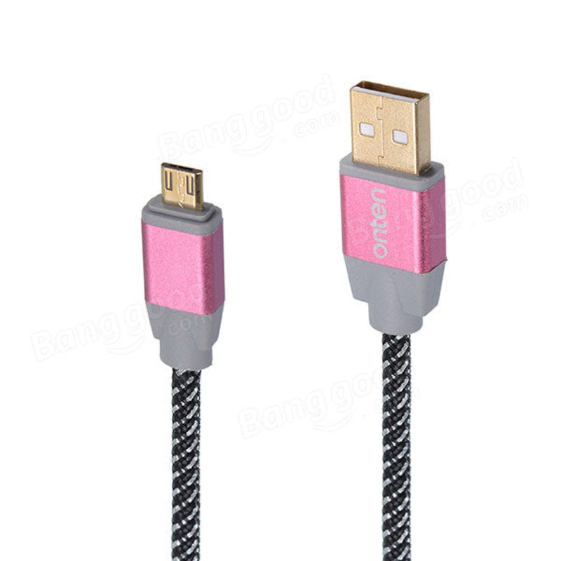 Onten OTN 3288 lightning to USB Nylon braided cable for Android devices
