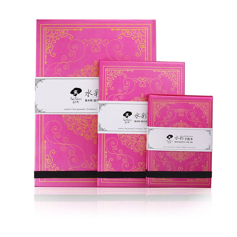Paul Rubens 16k/32k Watercolor Paper 300g 50% Cotton Fine Line Crude Painting Book Notepad for Artist