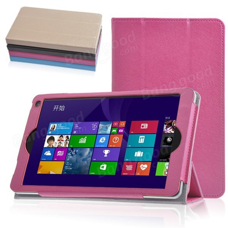 Tri-fold Folio PU Leather Stand Case Cover For  ALLDOCUBE CUBE IWORK 8 Tablet