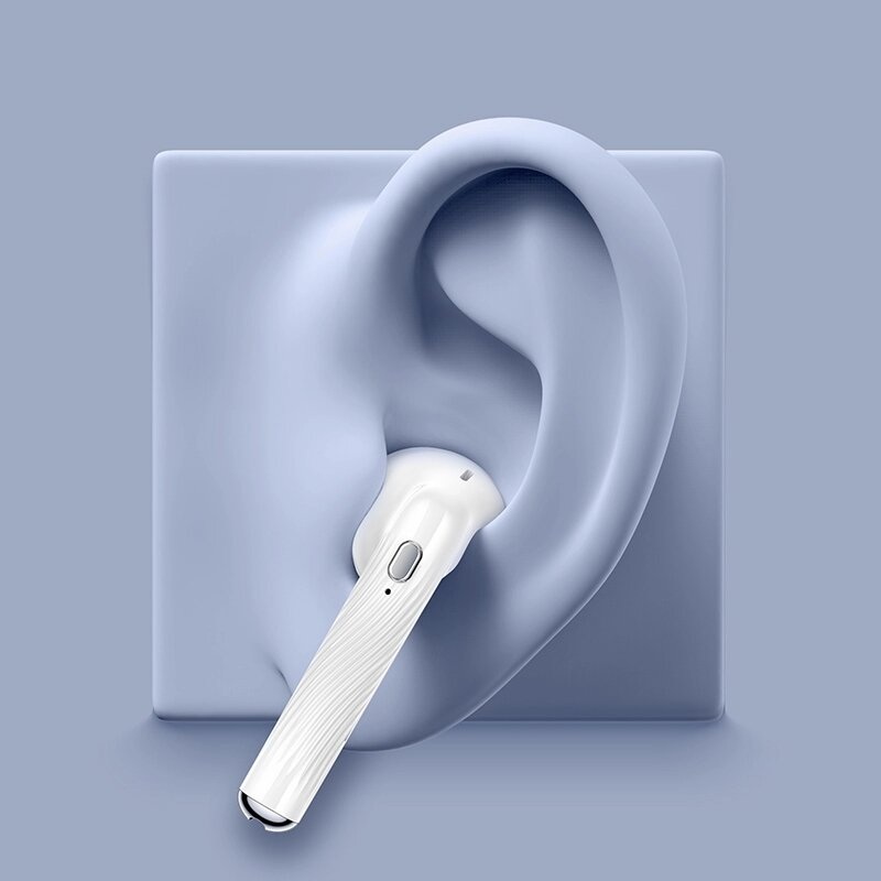 USAMS US-SY02 TWS bluetooth 5.0 Wireless Earbuds Headsets Calling Touch Control Noise Cancelling Sport True Wireless Earphone with Mini Charging Cas