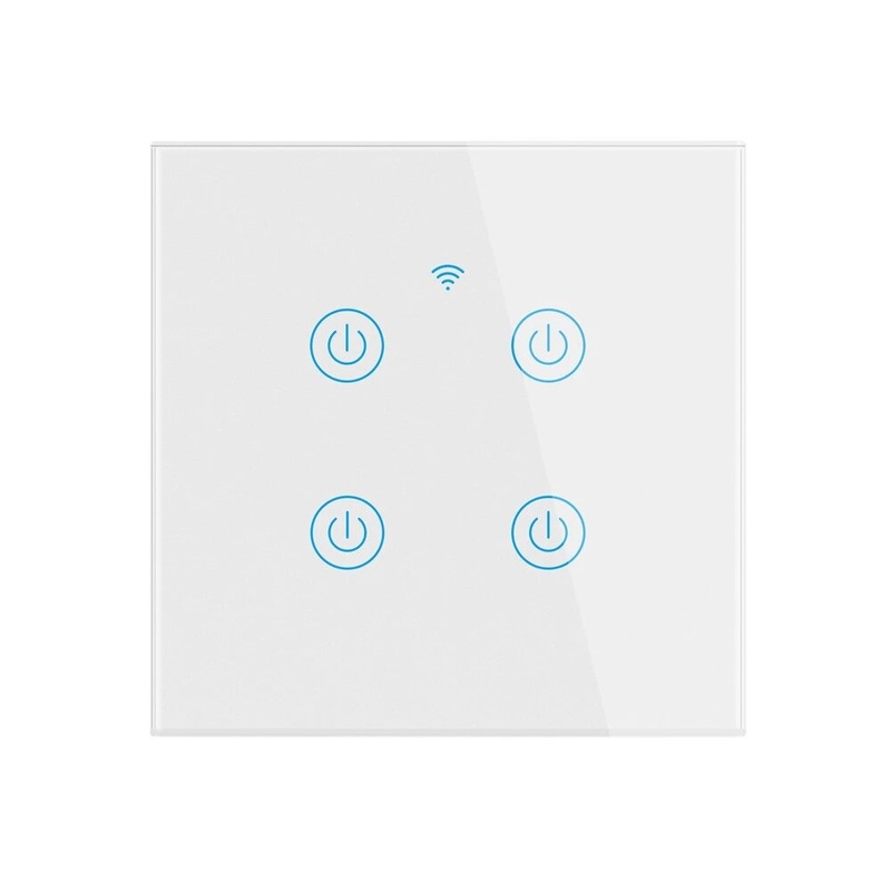 ATHOM Homekit 1/2/3/4 Gang WiFi EU Standard Smart Switch Touch Key No Neutral Needed Switch Control