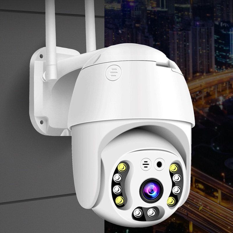 Bakeey 1080P PTZ Dome Speed Camera 10 LED HD Remote Monitoring Detection Intercom Waterproof Security Home Cam