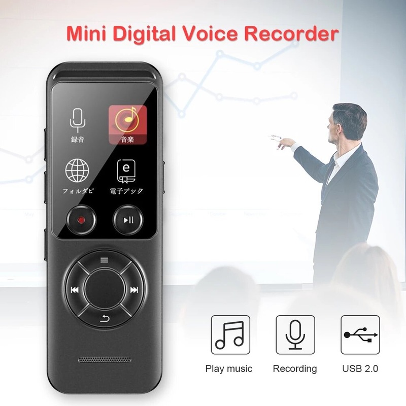Bakeey A17 Professional Voice Recorder Rechargeable 20H Digital 8GB Professional Voice Recorder Sound Recording Pen