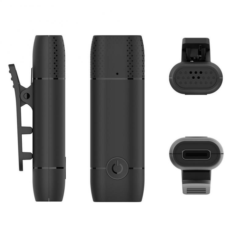 Bakeey MK9 Lavalier Microphone 2.4G Plug Play Wireless Professional Noise Reduction Lapel Type-C Microphone for Recording Live Game