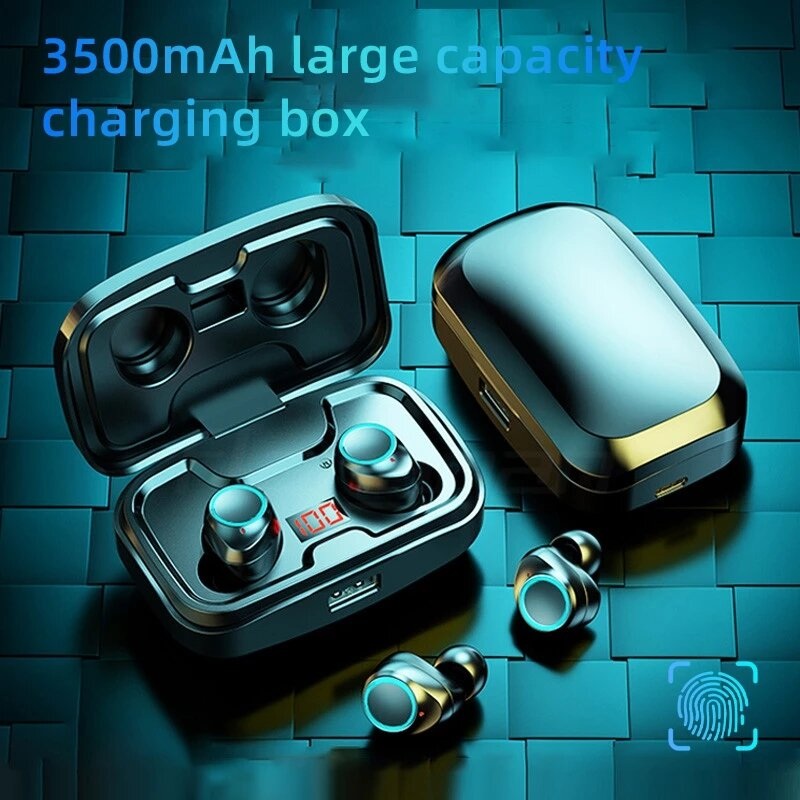 Bakeey X10 TWS bluetooth Earbuds Game Low Latency LED Display Touch Control Wireless Headphone Long Life IPX5 Waterproof HiFi Earphone with Mic