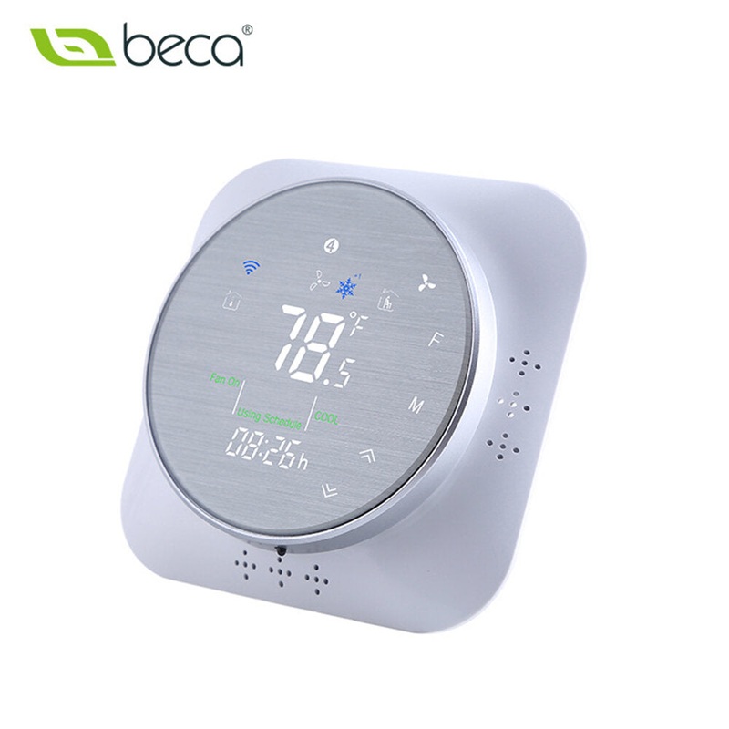 BECA Thermostat WiFi Programmable Heating/Cooling Thermostat Voice Control Temperature Regulator WiFi Room Temperature Controller