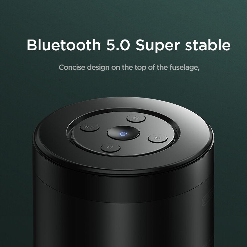 Joyroom MG-S01 bluetooth 5.0 Speaker Bass HIFI Stereo Subwoofer TF Card HD Calling Mini Portable Wireless Soundbar with Mic