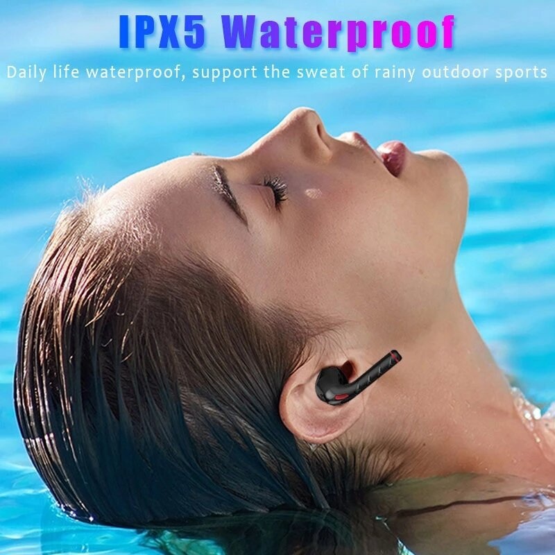 Menico T1 TWS bluetooth Headset BT5.0 Wireless Headphone Long Life HiFi Stereo Powerful Bass Low latency Earphone with Mic