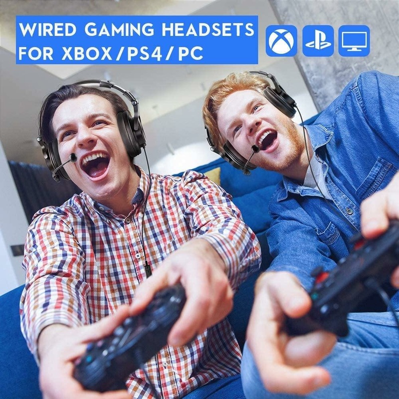 Oneodio A71D Gaming Headsets Over-Ear 3D Stereo Wired Study Headphones With Detachable Microphone for PS4 PC