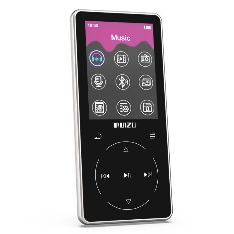 RUIZU D16 8GB bluetooth MP3 Player 2.4 inch FM Recording EBook Clock Pedometer