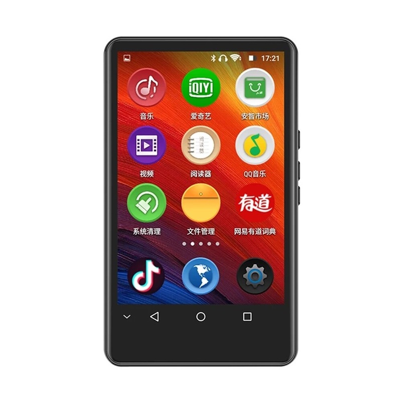 RUIZU H6 4 Inch Touch Screen 8GB/16GB Android WiFi Bluetooth 5.0 MP3 Player Music Video Player Support Speaker FM Voice Recording Pen