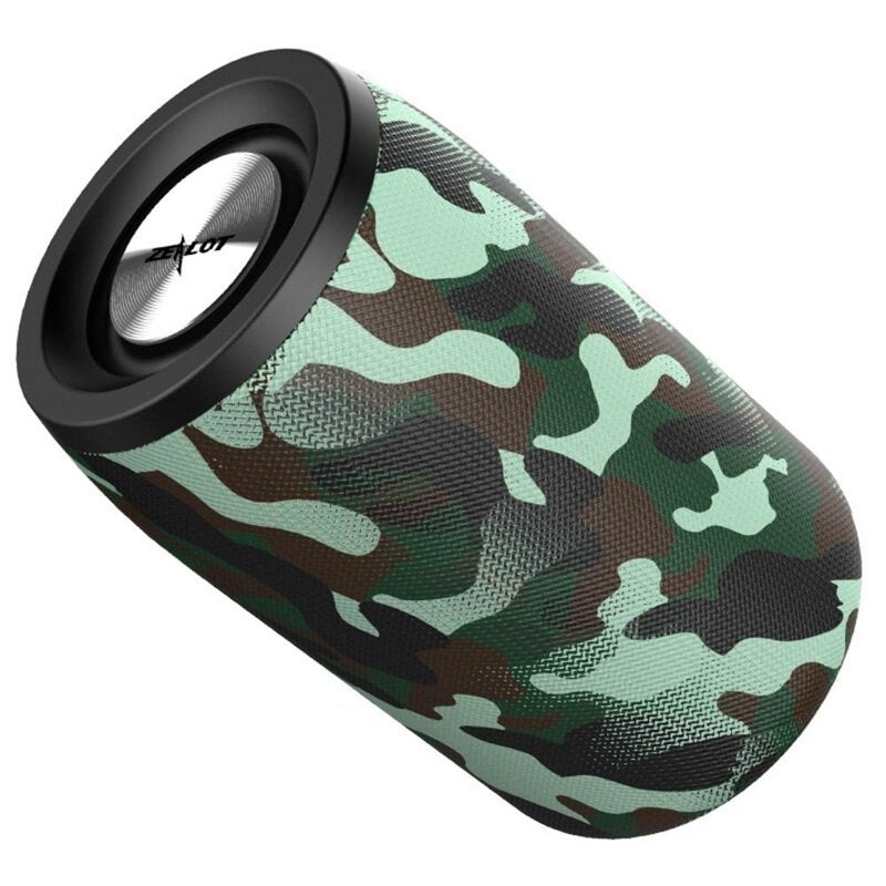 ZEALOT S32 Portable Wireless bluetooth 5.0 Speaker Heavy Bass FM Radio TF Card U Disk Outdoors Subwoofer with Mic
