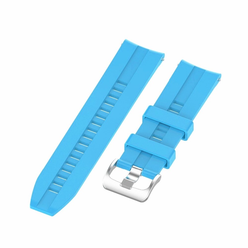 20mm Pure Color Watch Strap Watch Band for Huawei Honor Watch ES/ Haylou LS02/ BlitzWolf BW-HL1/ HL2/ HL1T