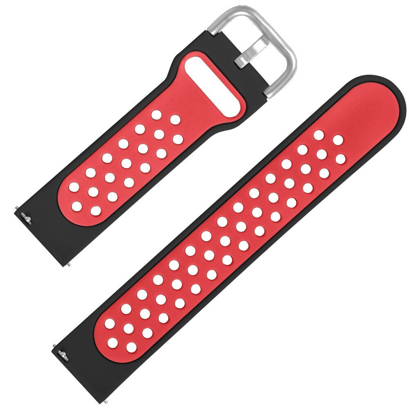 Bakeey 20mm Watch Band Silicone Dual Color for BW-HL1/Galaxy Active/Amazfit Bip Lite/Amazfit Pace Youth Smart Watch