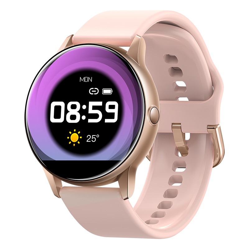 Bakeey C009 Real Full Touch Screen Quick Release Strap IP68 Heart Rate O2 Facebook Reminder Fashion Smart Watch